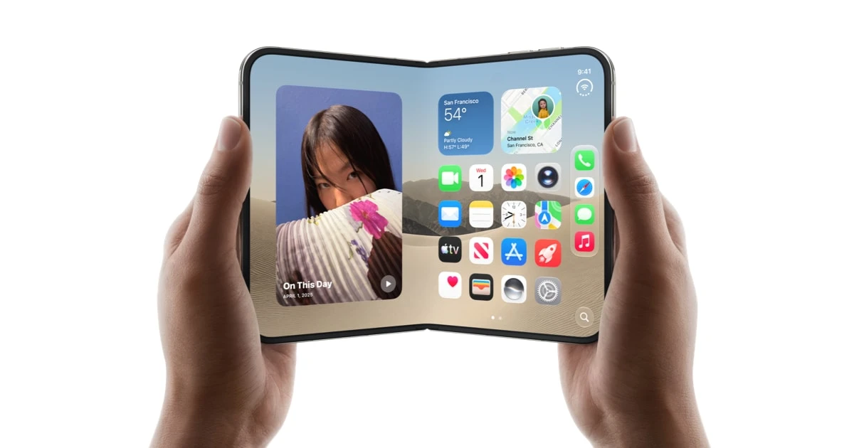 세계 최초의 폴더블 iPhone Duo 공식 실물 애플 공식 언팩에서 공개된 세계 최초의 폴더블 iPhone Duo 공식 실물 기기